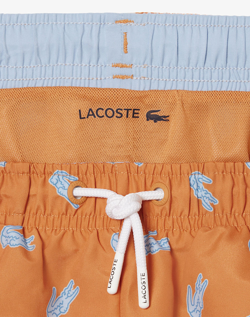 Lacoste Μαγιώ Swimwear 3Mj6909-Iy0 Orange παιδικά Αγόρι εσώρουχα μαγιό Politikos Shop Πολιτικός