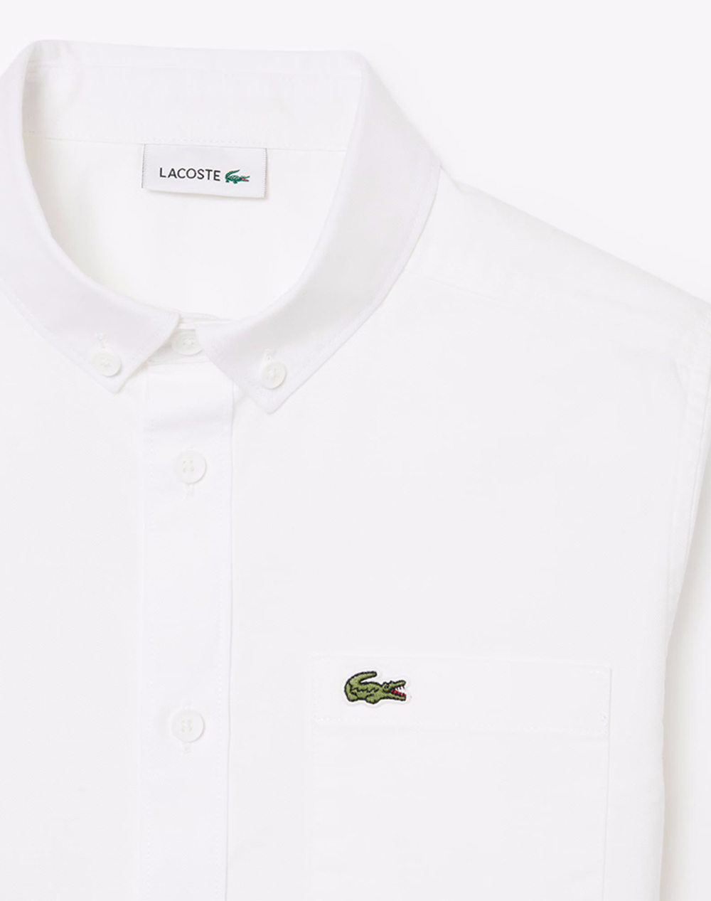 Lacoste Πουκαμισο Μμ 3Cj0945-001 White παιδικά Αγόρι ρούχα πουκάμισα Politikos Shop Πολιτικός