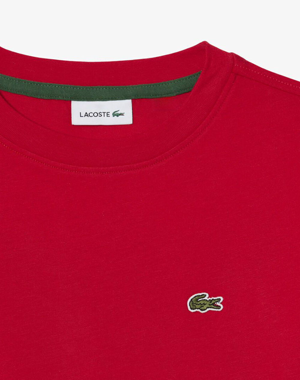 Lacoste Μπλούζα Κμ Core Tee 3Tj0826-240 Red παιδικά Αγόρι ρούχα μπλούζες Politikos Shop Πολιτικός