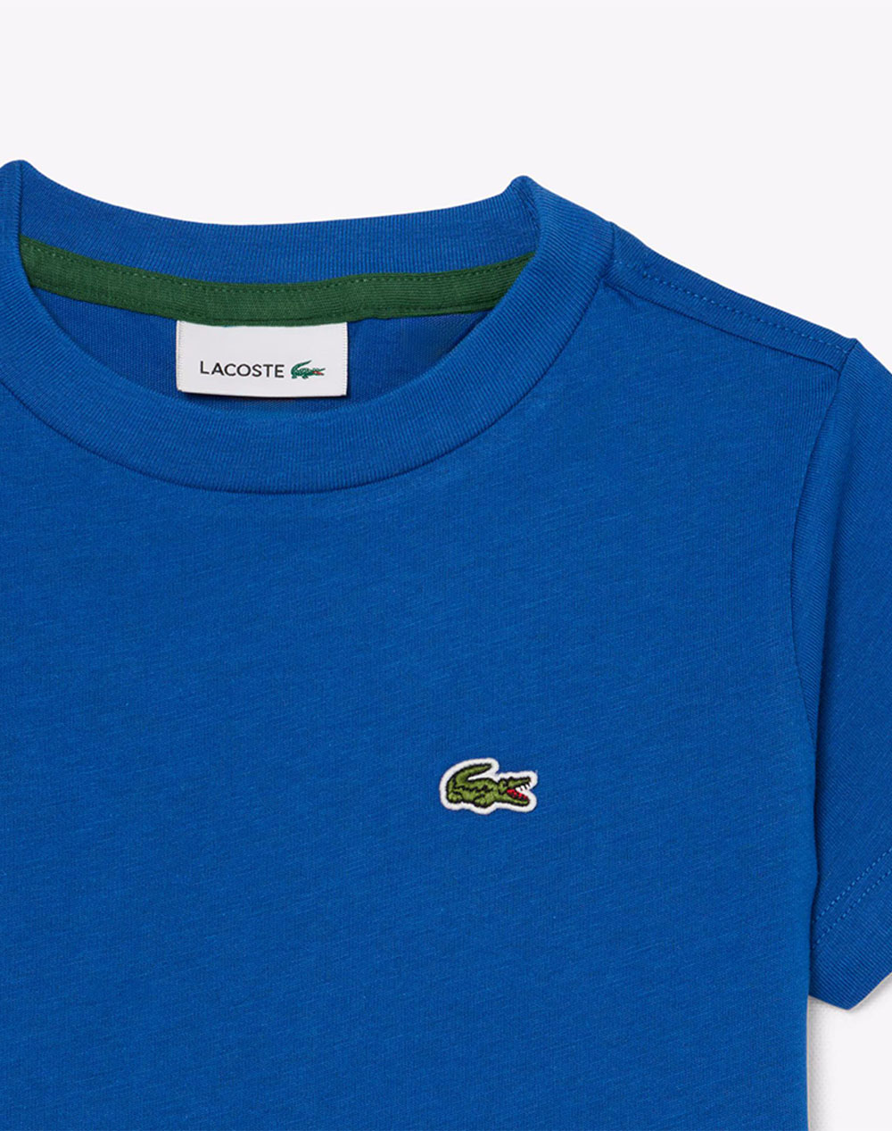 Lacoste Μπλούζα Κμ Core Tee 3Tj0839-C4X Blue παιδικά Αγόρι ρούχα μπλούζες Politikos Shop Πολιτικός