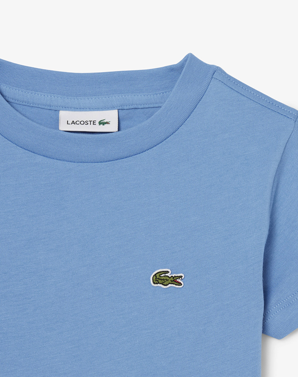 Lacoste Μπλούζα Κμ Core Tee 3Tj0839-776 Ciel παιδικά Αγόρι ρούχα μπλούζες Politikos Shop Πολιτικός