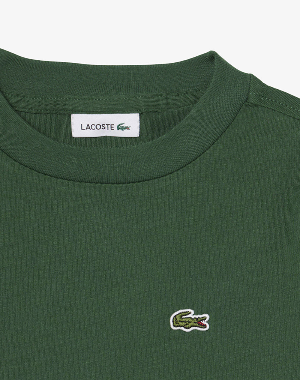 Lacoste Μπλούζα Κμ Core Tee 3Tj0839-132 Green παιδικά Αγόρι ρούχα μπλούζες Politikos Shop Πολιτικός