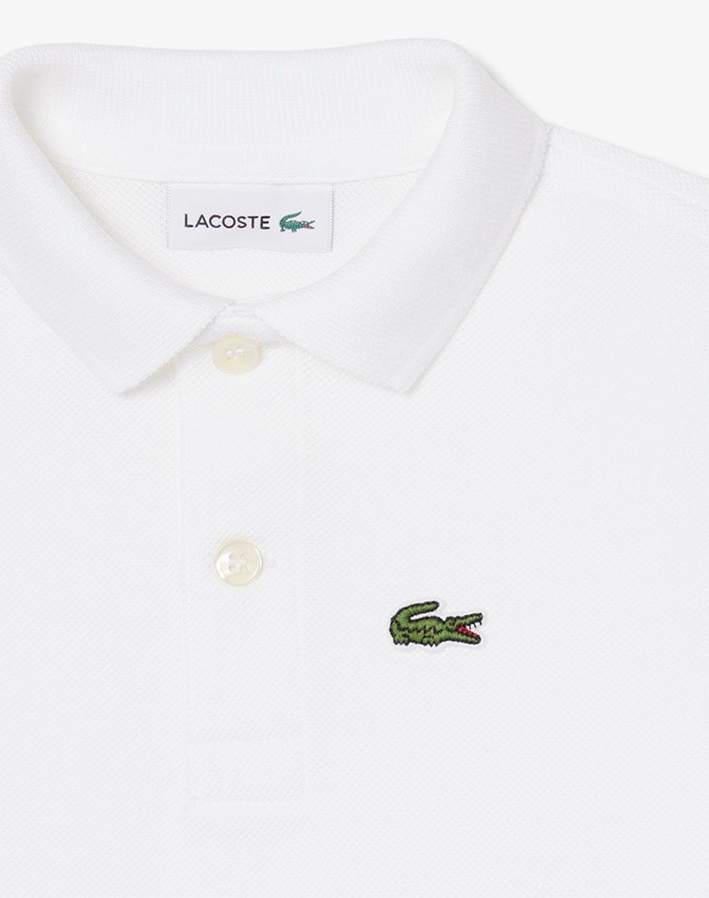 Lacoste Μπλούζα Κμ 3Pj1463-001 White παιδικά Αγόρι ρούχα μπλούζες Politikos Shop Πολιτικός