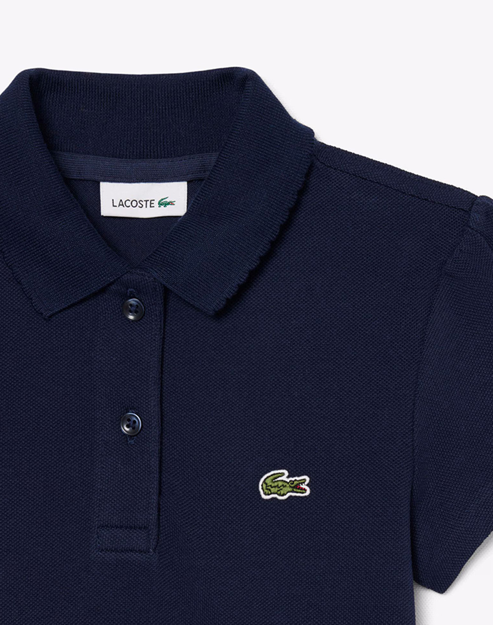 Lacoste Μπλούζα Πολο Κμ Polo Ss 3Pj0953-166 Navyblue παιδικά Κορίτσι ρούχα μπλούζες Politikos Shop Πολιτικός