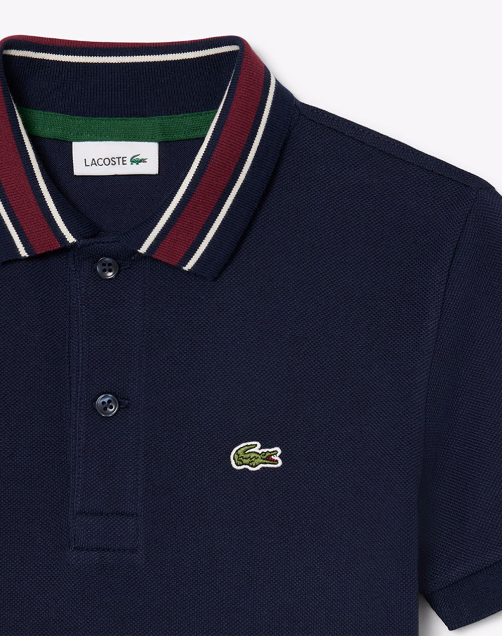 Lacoste Μπλούζα Πολο Κμ 3Pj1051-166 Navyblue παιδικά Αγόρι ρούχα μπλούζες Politikos Shop Πολιτικός