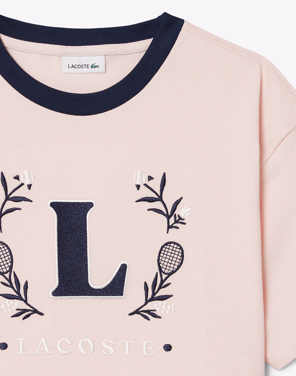 Lacoste Μπλούζα Κμ Tee-Shirt Ss 3Tj6624-Ady Lightpink παιδικά Κορίτσι ρούχα μπλούζες Politikos Shop Πολιτικός