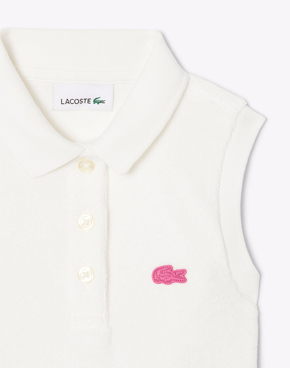 Lacoste Μπλούζα Πολο Χμ Polo Ns 3Dj7303-70V Offwhite παιδικά Κορίτσι ρούχα μπλούζες Politikos Shop Πολιτικός