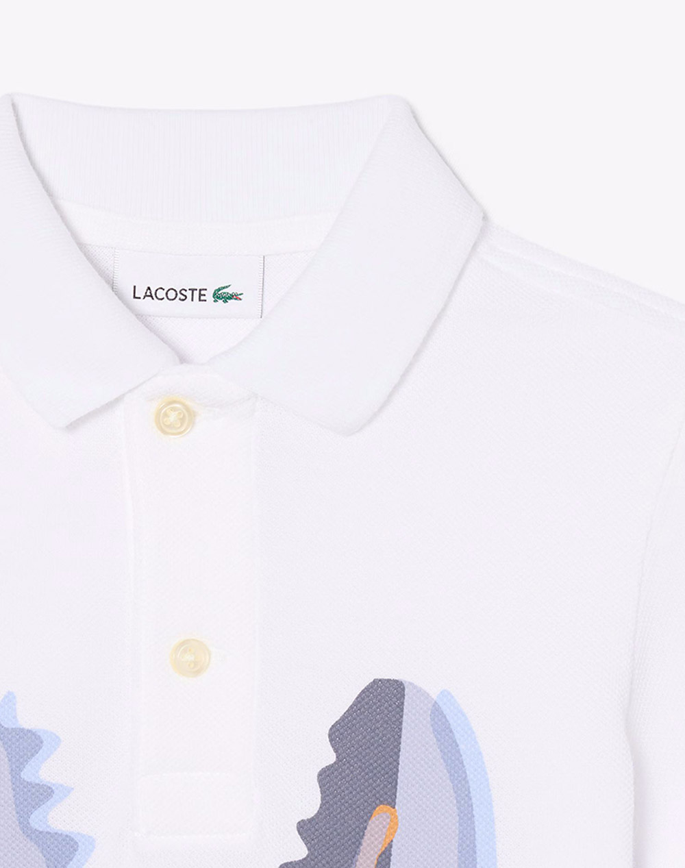 Lacoste Μπλούζα Πολο Κμ Polo Ss 3Pj7370-001 White παιδικά Αγόρι ρούχα μπλούζες Politikos Shop Πολιτικός