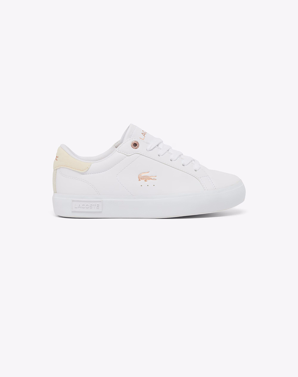 LACOSTE ΥΠΟΔΗΜΑ ΠΑΙΔΙΚΟ POWERCOURT 1265 37-51SUJ00161Y9-0000 White