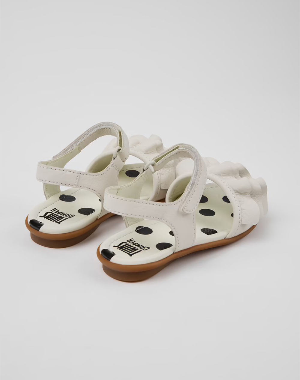 Camper Sella Houston Dansand Abeja K800676-001-28-34-001 White παιδικά Κορίτσι παπούτσια Flat Politikos Shop Πολιτικός
