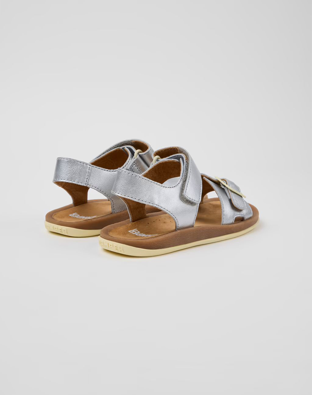 Camper Rebound Silver Bicho Ry Abeja-Flora K800672-004-24-27-004 Gray παιδικά Κορίτσι παπούτσια Flat Politikos Shop Πολιτικός