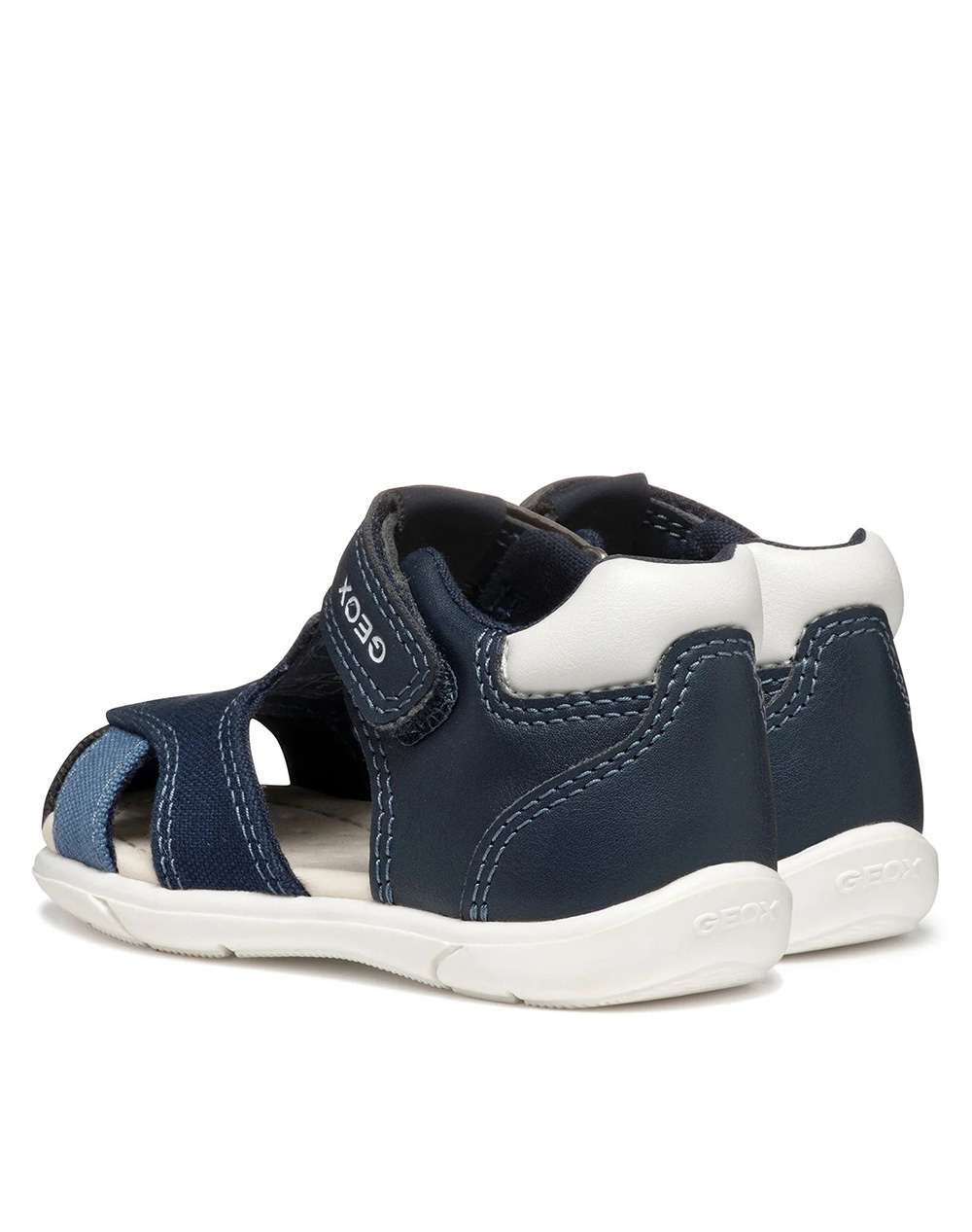 Geox B Sandal Zapito C - Gbk+Canvas B556Ec05410C4211-C4211 Navyblue παιδικά Αγόρι παπούτσια Flat Politikos Shop Πολιτικός