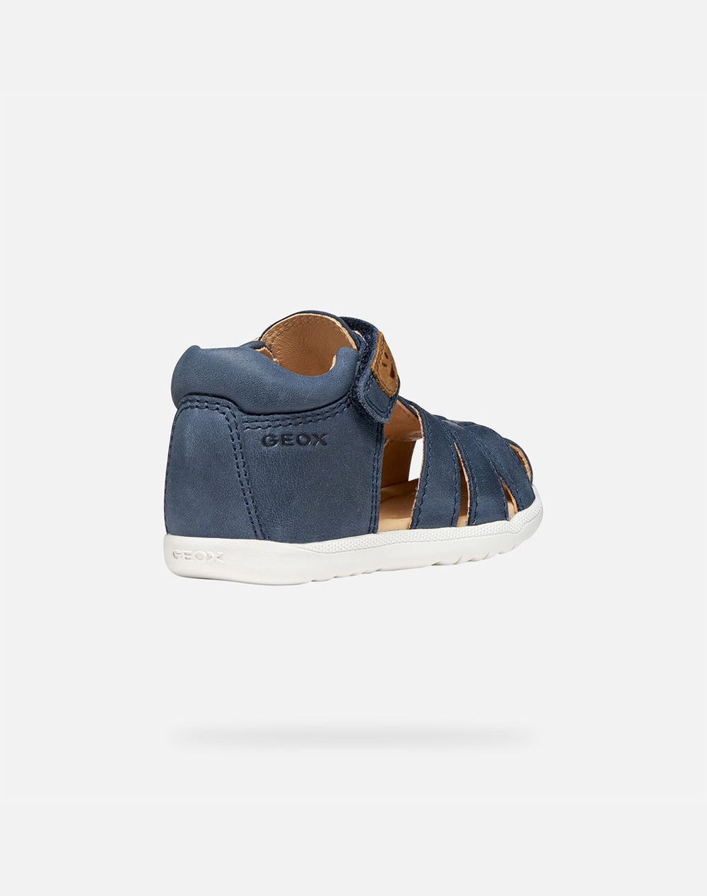 Geox B S Macchia A - Wax Lea B254Va000Clc4002-C4002 Navyblue παιδικά Αγόρι παπούτσια Flat Politikos Shop Πολιτικός