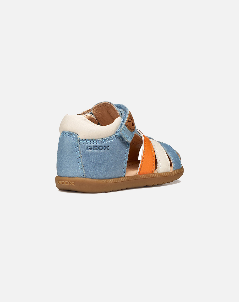 Geox B Sandal Macchia B254Va0Cl78Ce42T-Ce42T Skyblue παιδικά Αγόρι παπούτσια Flat Politikos Shop Πολιτικός