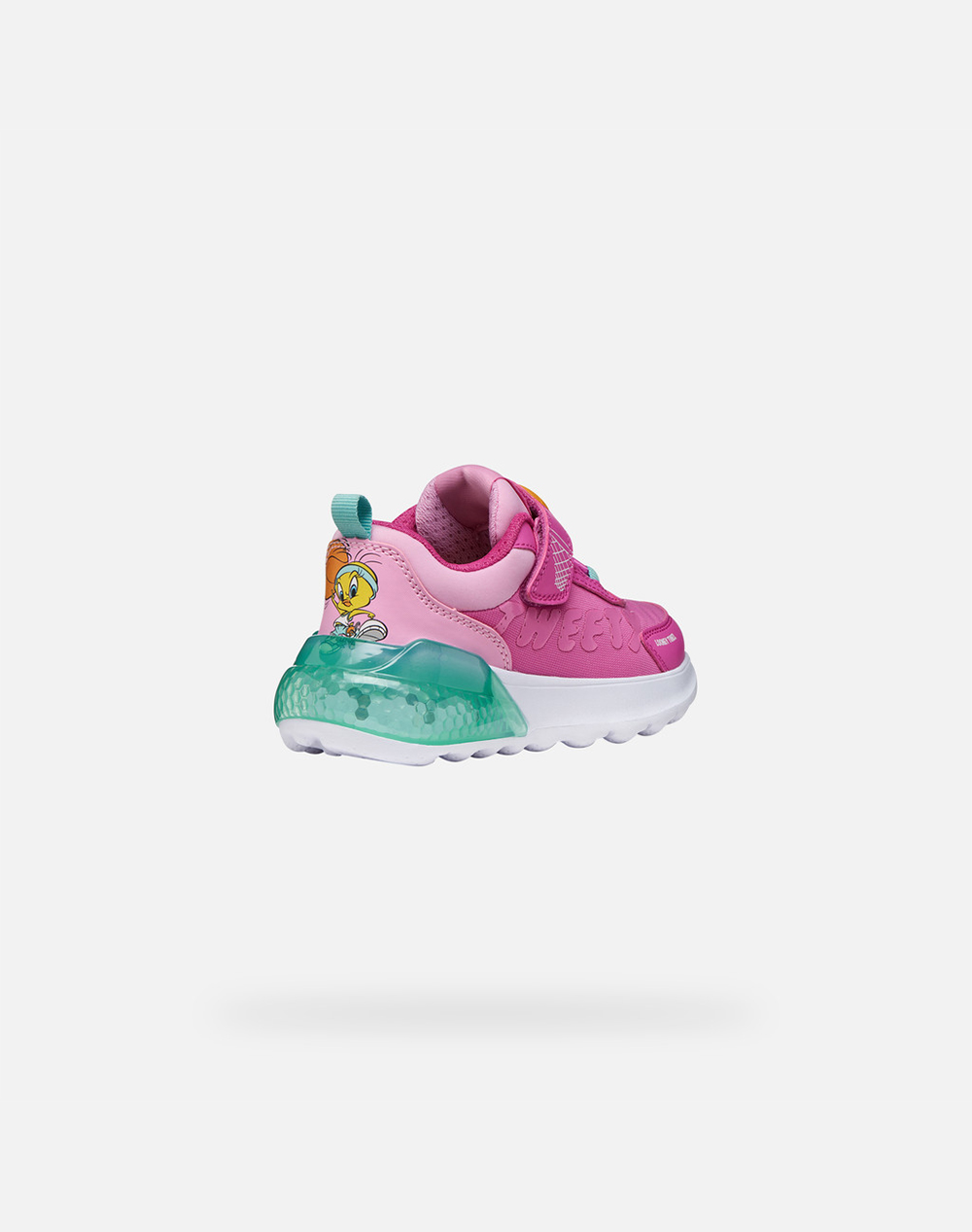 Geox J Activart Illuminus J65Lza011Cec8471-C8471 Fuchsia παιδικά Κορίτσι παπούτσια Sneakers Politikos Shop Πολιτικός