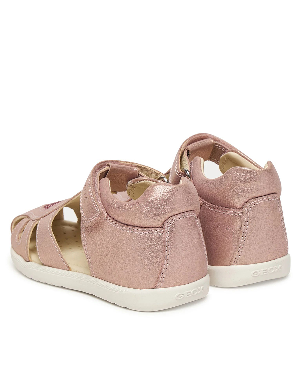 Geox B Sandal Macchia B654Wa0Maewc8172-C8172 Lightpink παιδικά Κορίτσι παπούτσια Flat Politikos Shop Πολιτικός