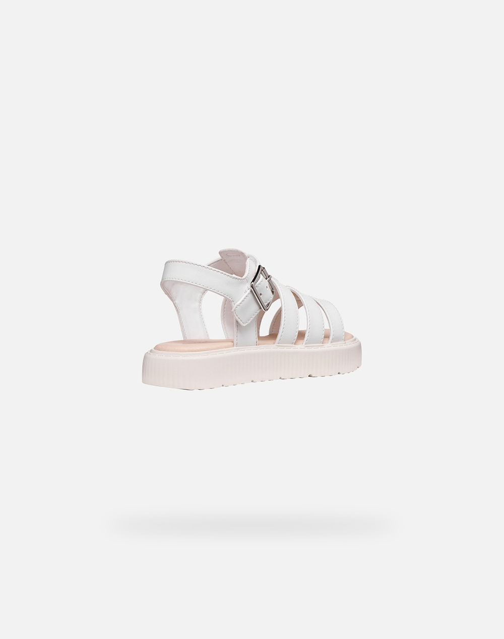 Geox J Sandal Kodette J65Dbd000Bcc1000 36-41-C1000 White παιδικά Κορίτσι παπούτσια Flat Politikos Shop Πολιτικός