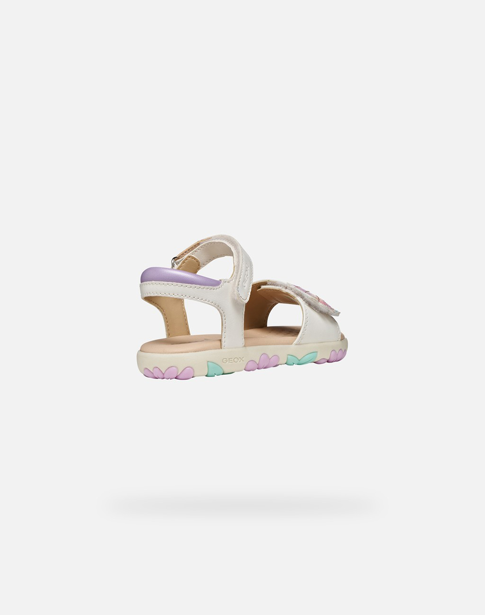 Geox J Sandal Haiti J658Zb05402C0814 28-35-C0814 Multi παιδικά Κορίτσι παπούτσια Flat Politikos Shop Πολιτικός