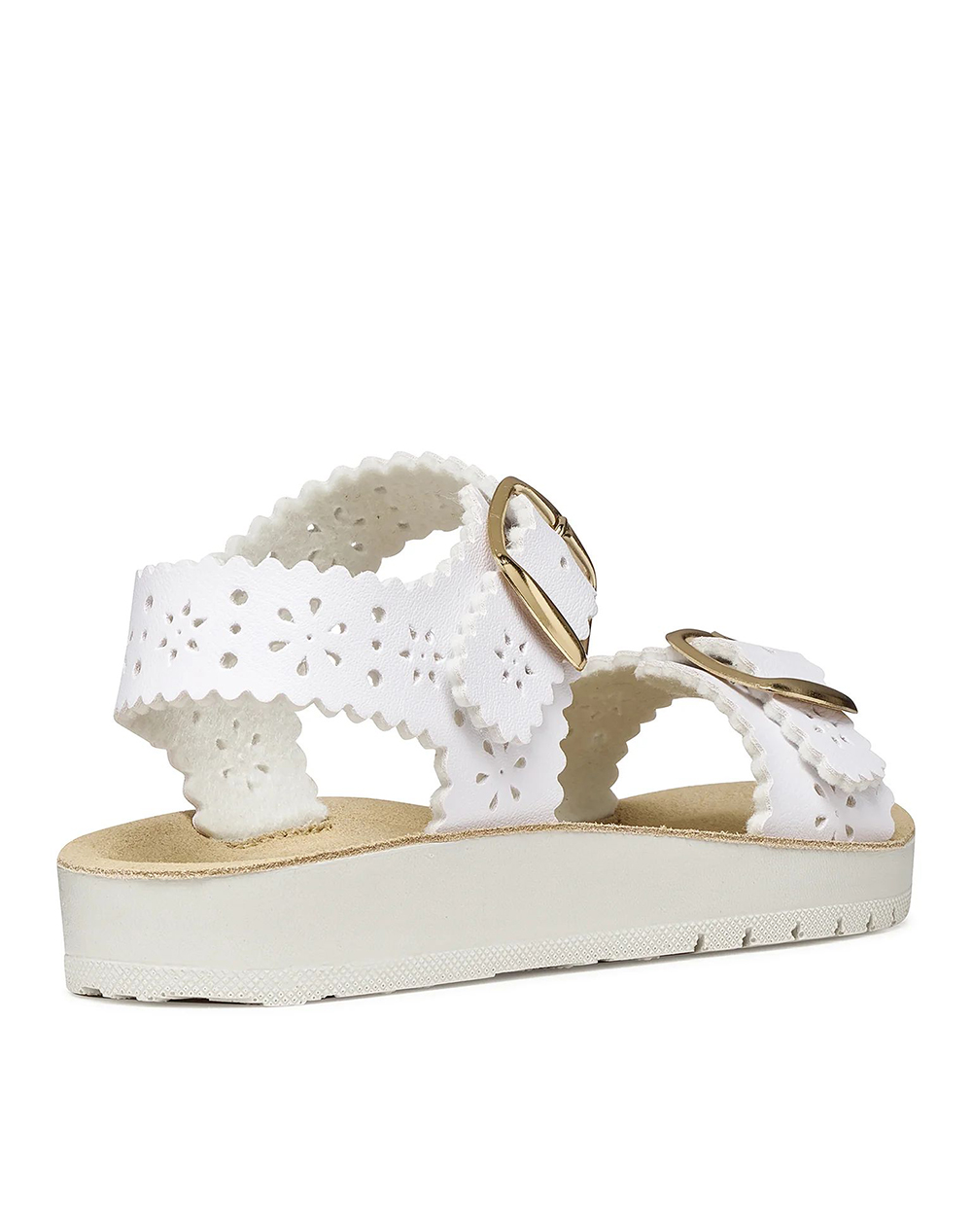 Geox J Sandal Costarei J65Eaa000Bcc1000 28-35-C1000 White παιδικά Κορίτσι παπούτσια Flat Politikos Shop Πολιτικός