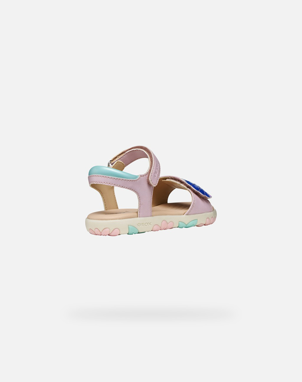 Geox J Sandal Haiti J658Zb05402C8842 24-27-C8842 Multi παιδικά Κορίτσι παπούτσια Flat Politikos Shop Πολιτικός