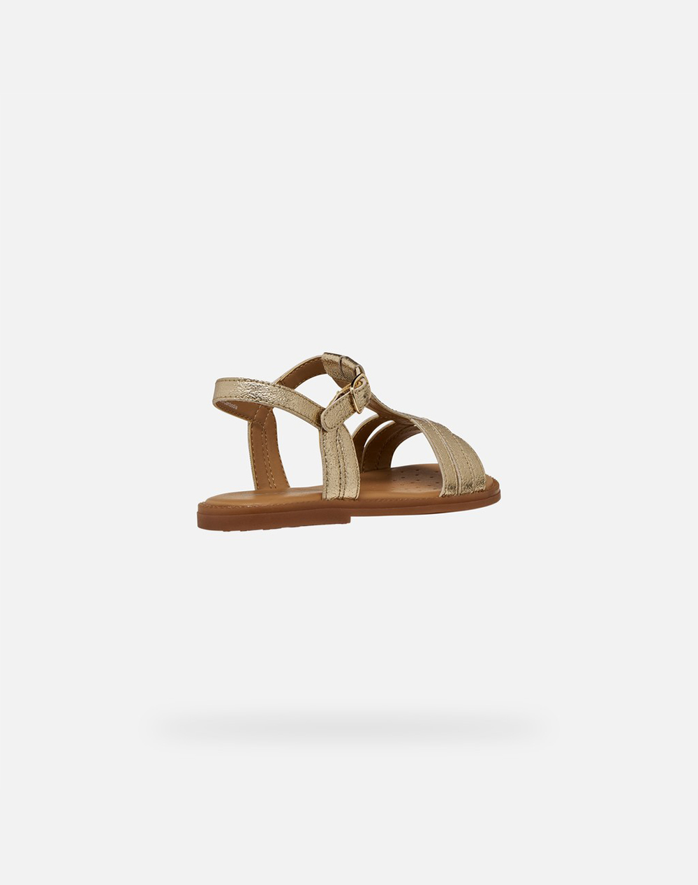 Geox J Sandal Karly J6535B000Bnc2010 36-41-C2010 Gold παιδικά Κορίτσι παπούτσια Flat Politikos Shop Πολιτικός