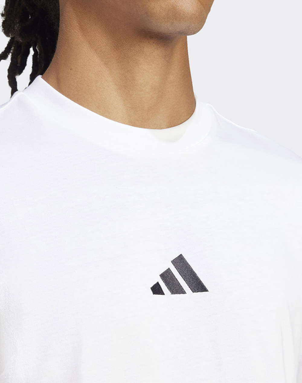 Adidas M Sl Sj T Jf1092-White White ανδρικά ρούχα μπλούζες T-Shirt Politikos Shop Πολιτικός