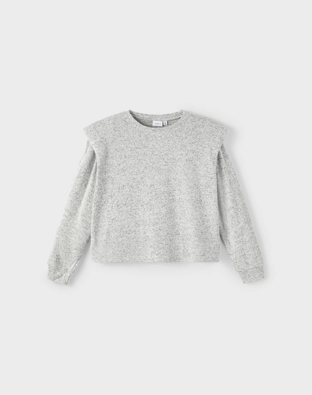 NAME IT NAME IT NKFNILINE LS KNIT 13192979-Light Grey Melange LightGray