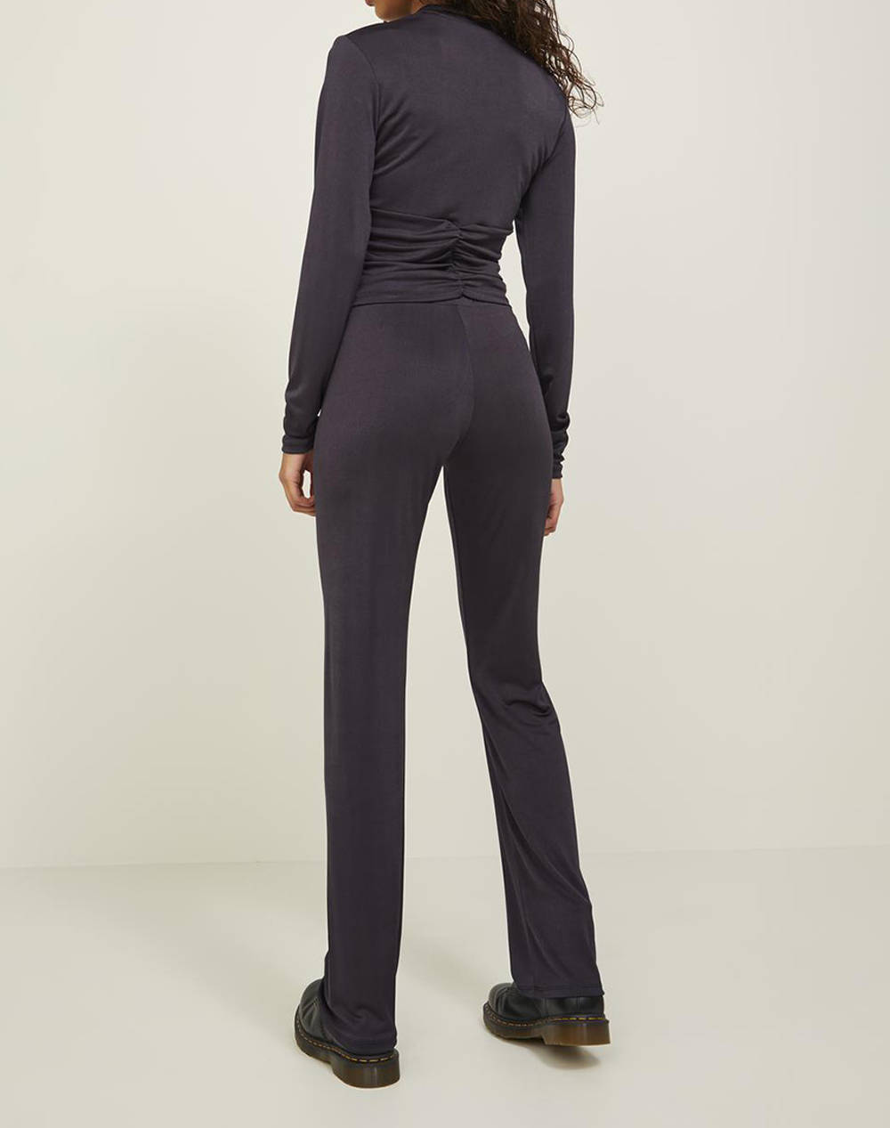 JJXX JXINA LS STRETCH TOP 12216930-Licorice Mixed φωτογραφία