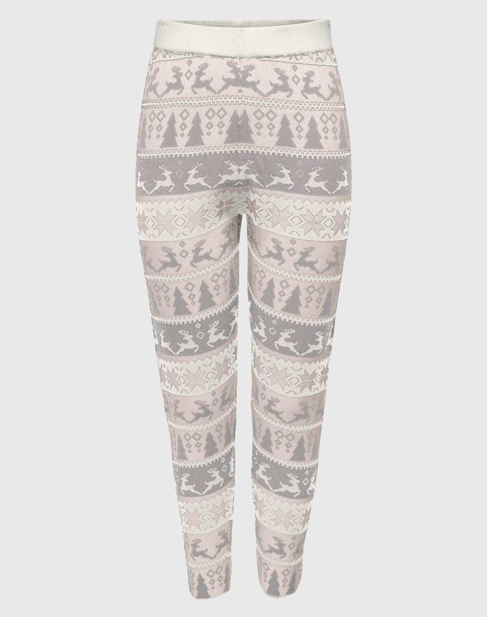 ONLY ONLXMAS COMFY DEER PANT KNT 15272171-Crystal Pink LightPink 8010AONLY2000074_XR31695