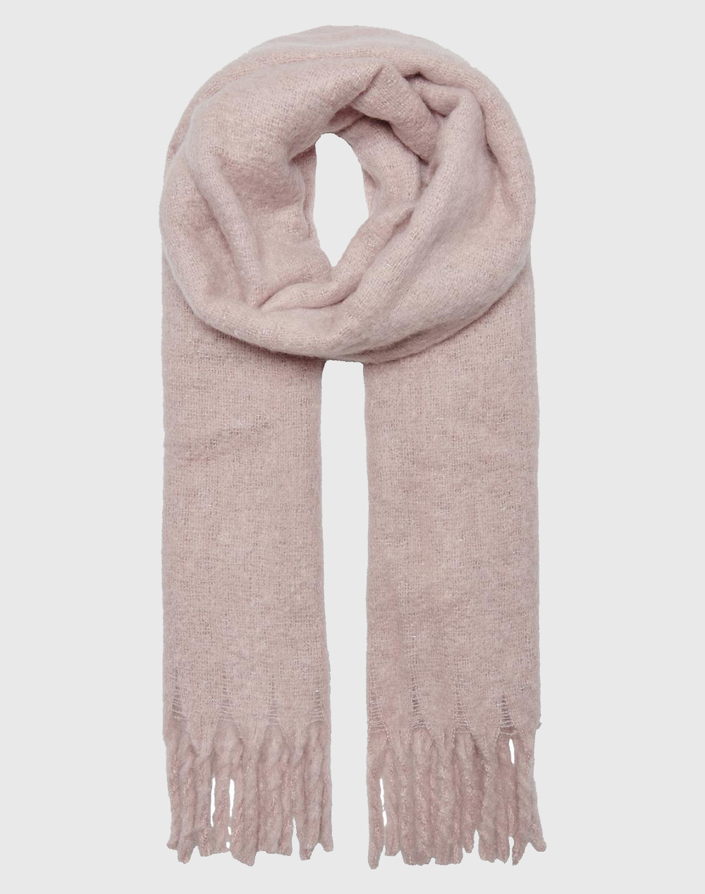 ONLY ONLMARTINE LIFE BOUCLE LUREX SCARF CC 15297946-ROSE SMOKE LightPink 8010AONLY5100018_4556