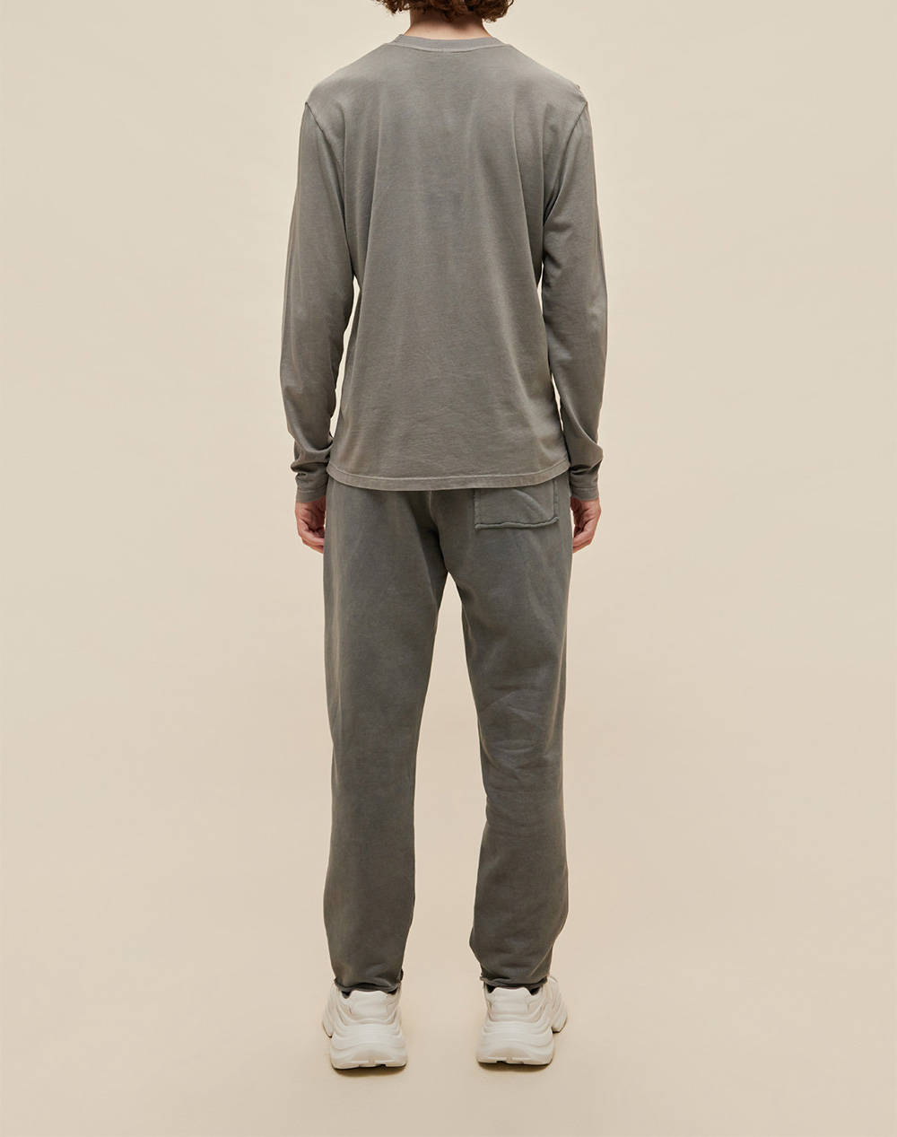 DIRTY LAUNDRY ΜΠΛΟΥΖΑ ΜΑΚΡΥ ΜΑΝΙΚΙ DLML000138-VINTAGE GREY Gray φωτογραφία