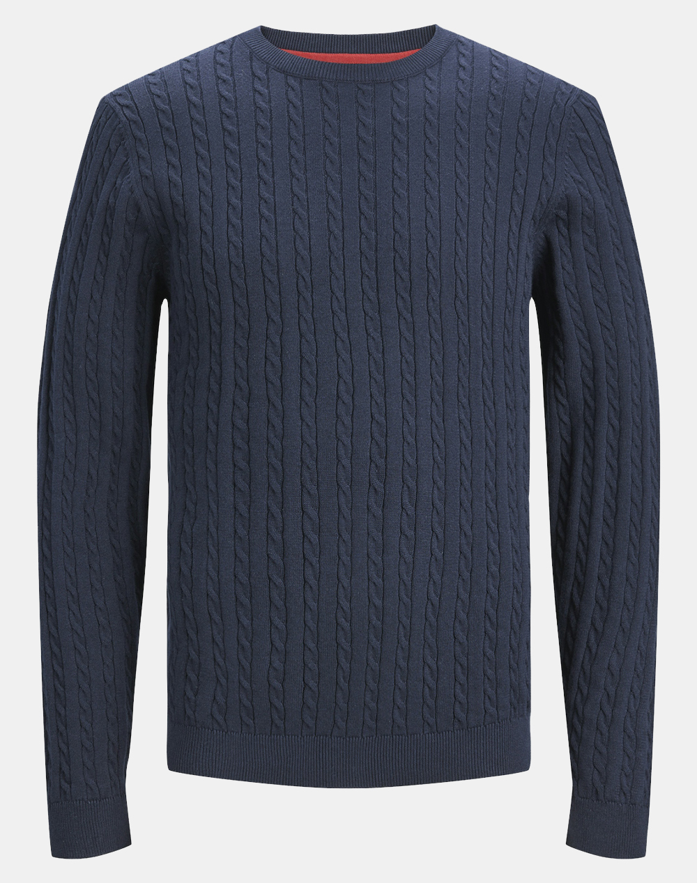 JACK&JONES JJCARLSON KNIT CREW NECK 12236266-Navy Blazer NavyBlue
