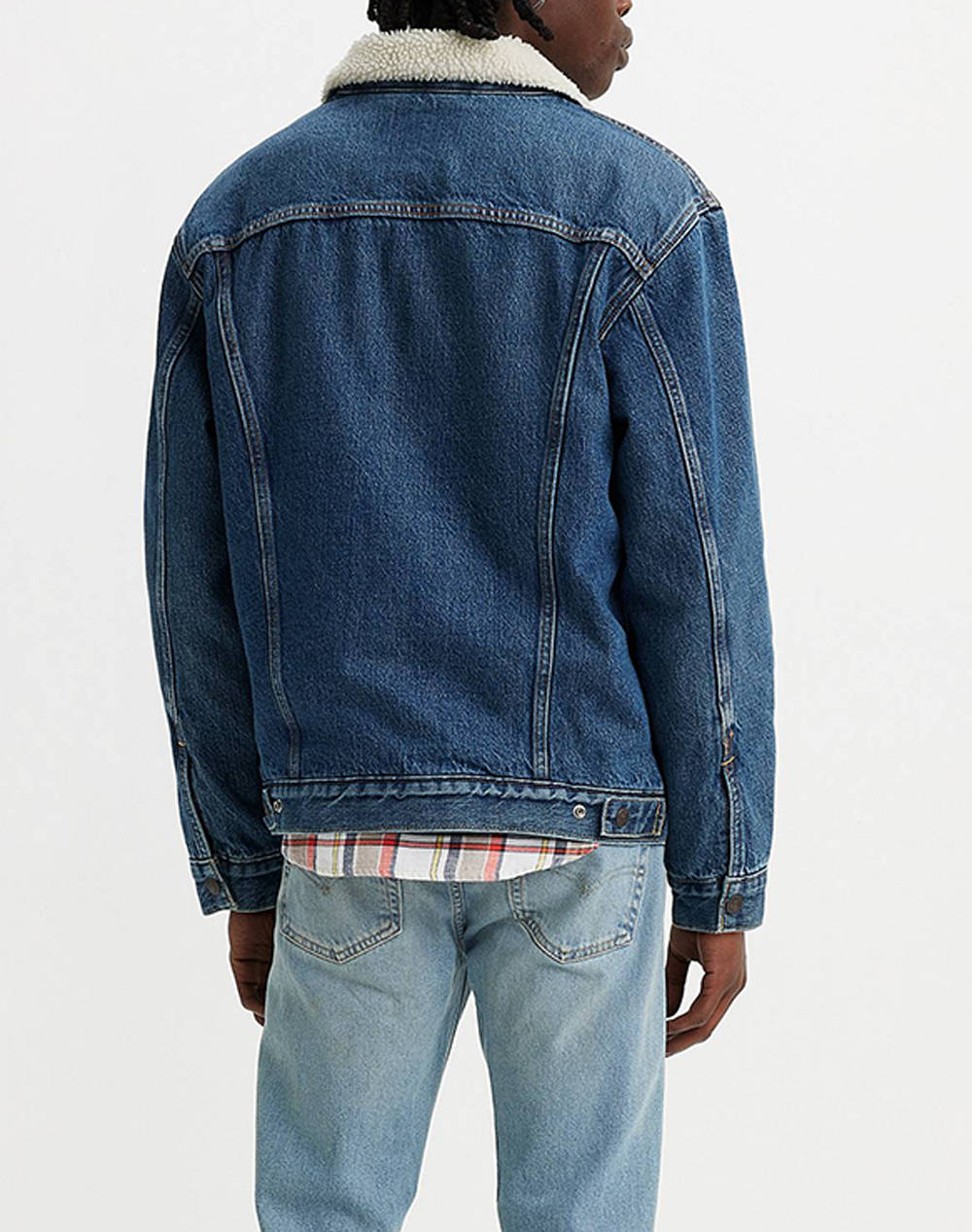 LEVIS RELAXED FIT SHERPA TRKR WATERFALLS SHERP A5784-0010-Med Indigo DenimBlue φωτογραφία