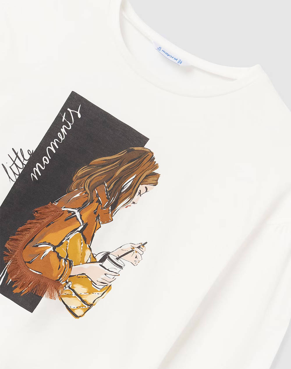 MAYK Μπλουζα μακρυμανικη 07044-057 OffWhite φωτογραφία