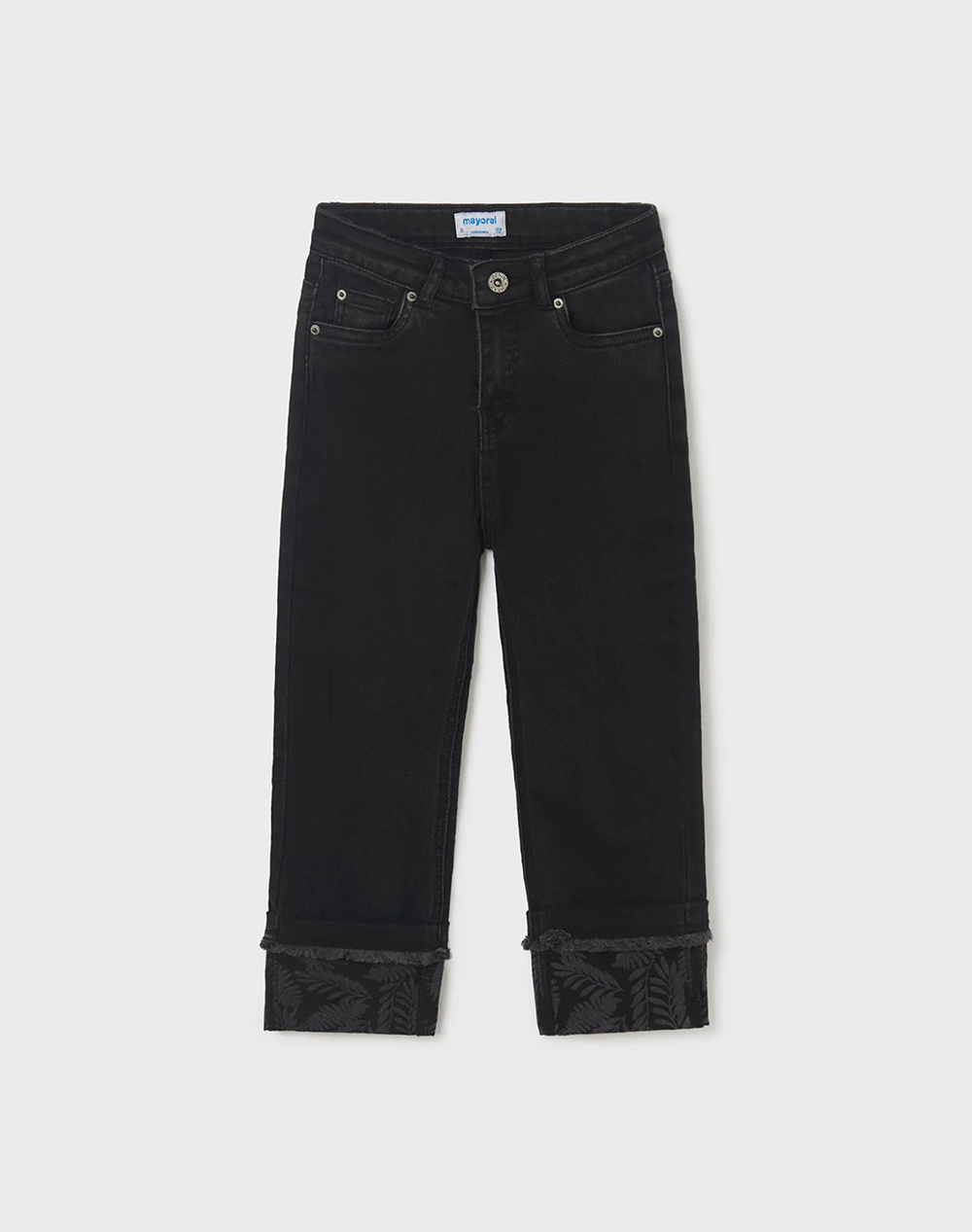 MAYORAL Παντελονι cropped τζιν 6580-86 Black