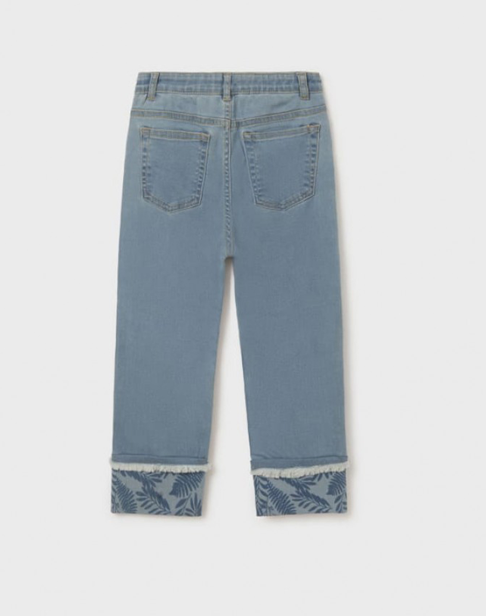 MAYORAL Παντελονι cropped τζιν 6580-85 DenimLightBlue φωτογραφία