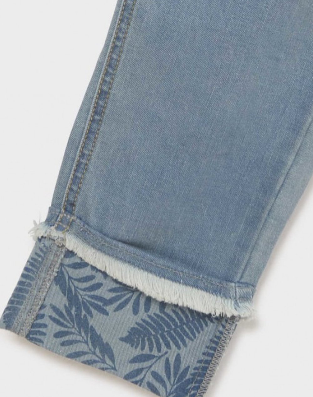 MAYORAL Παντελονι cropped τζιν 6580-85 DenimLightBlue φωτογραφία