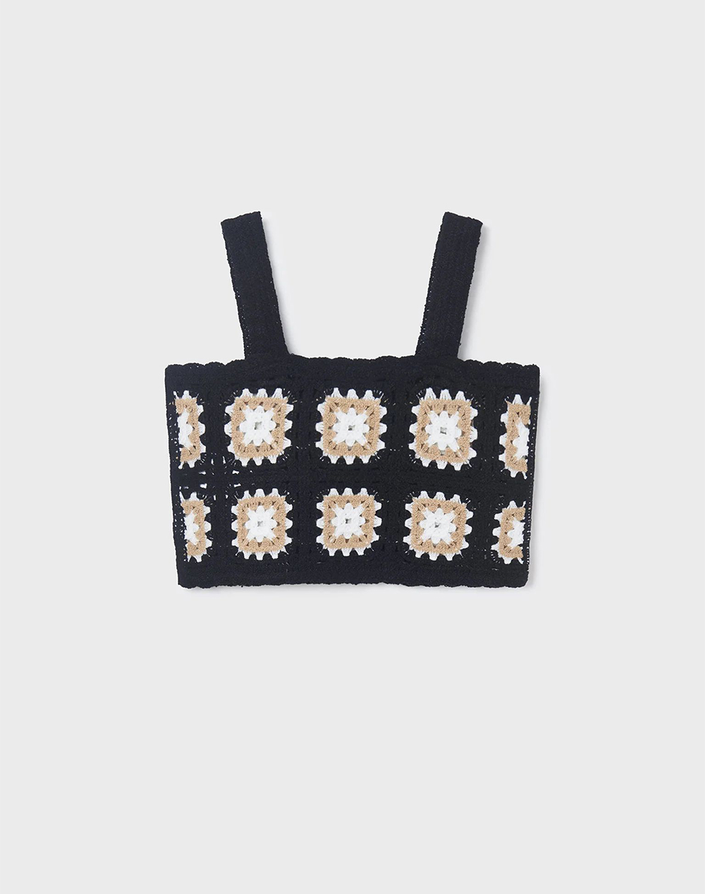 MAYORAL Σετ τοπ κροσε και μπλουζα 6066-70 Black φωτογραφία