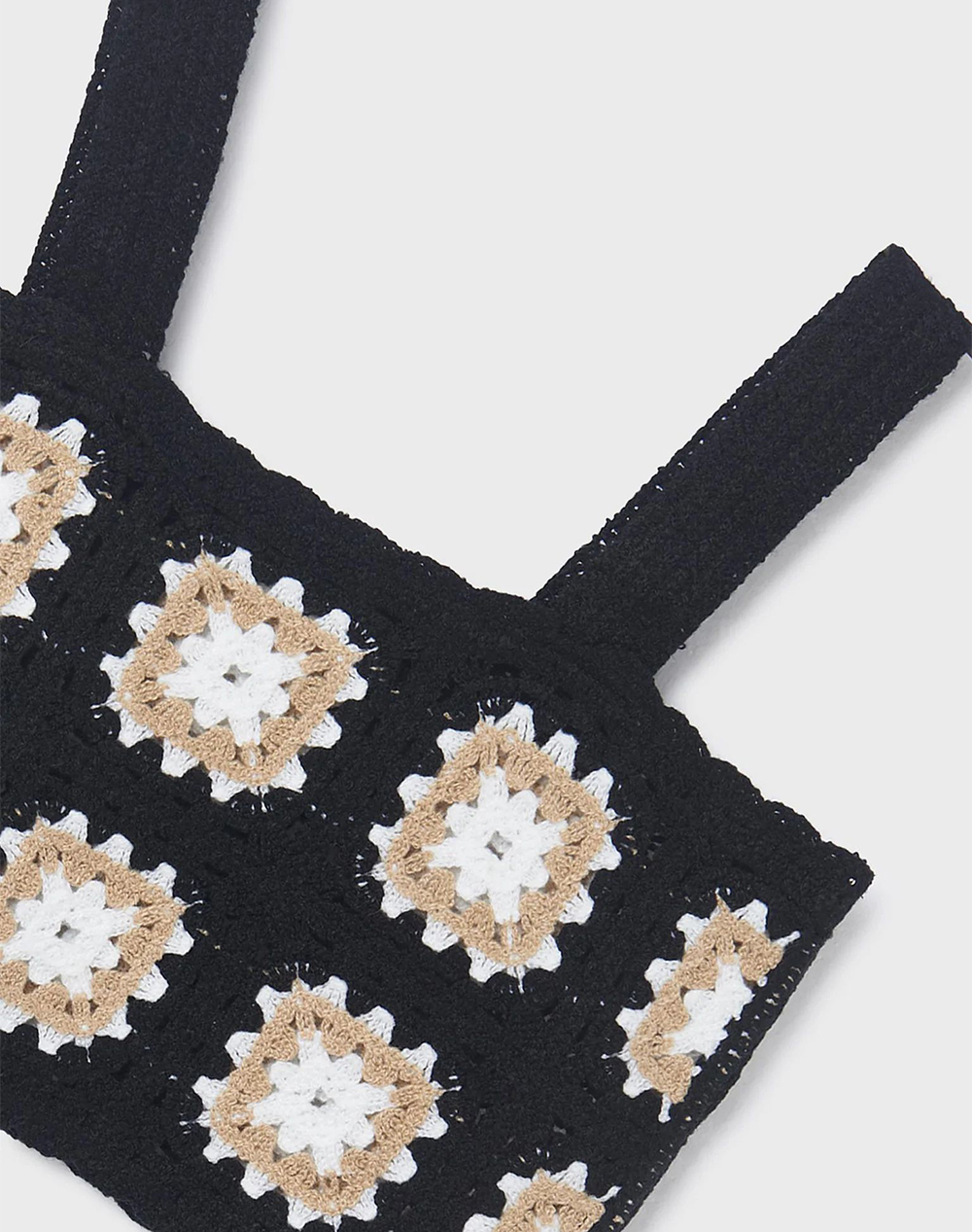 MAYORAL Σετ τοπ κροσε και μπλουζα 6066-70 Black φωτογραφία