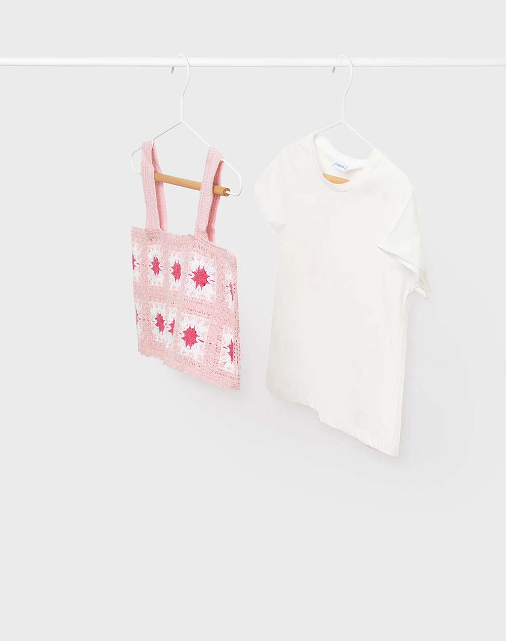 MAYORAL MAYORAL Σετ τοπ κροσε και μπλουζα 6066-69 Pink