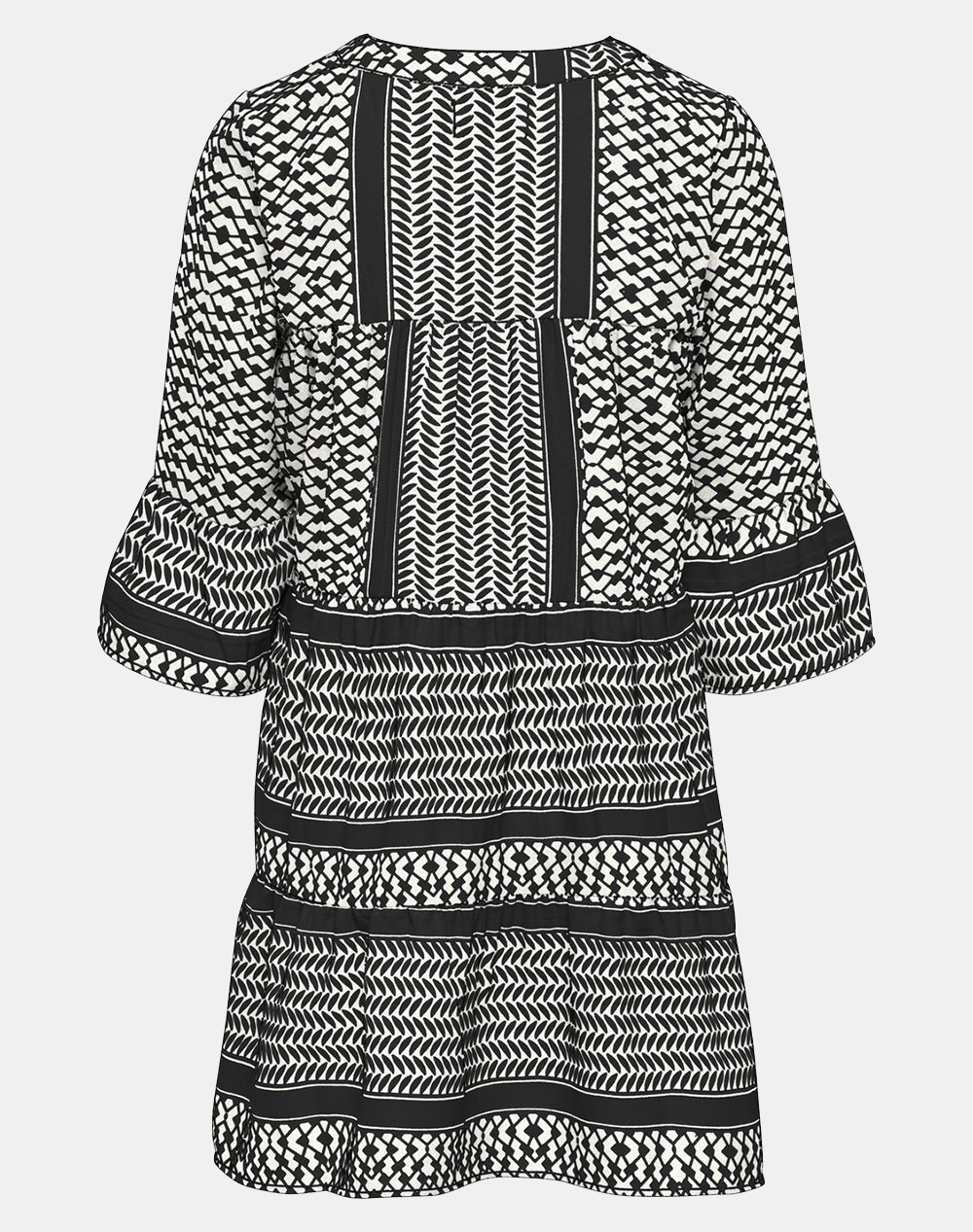 ONLY R KOGALBERTE 3/4 DRESS PTM 15209378-Cloud Dancer Multi φωτογραφία