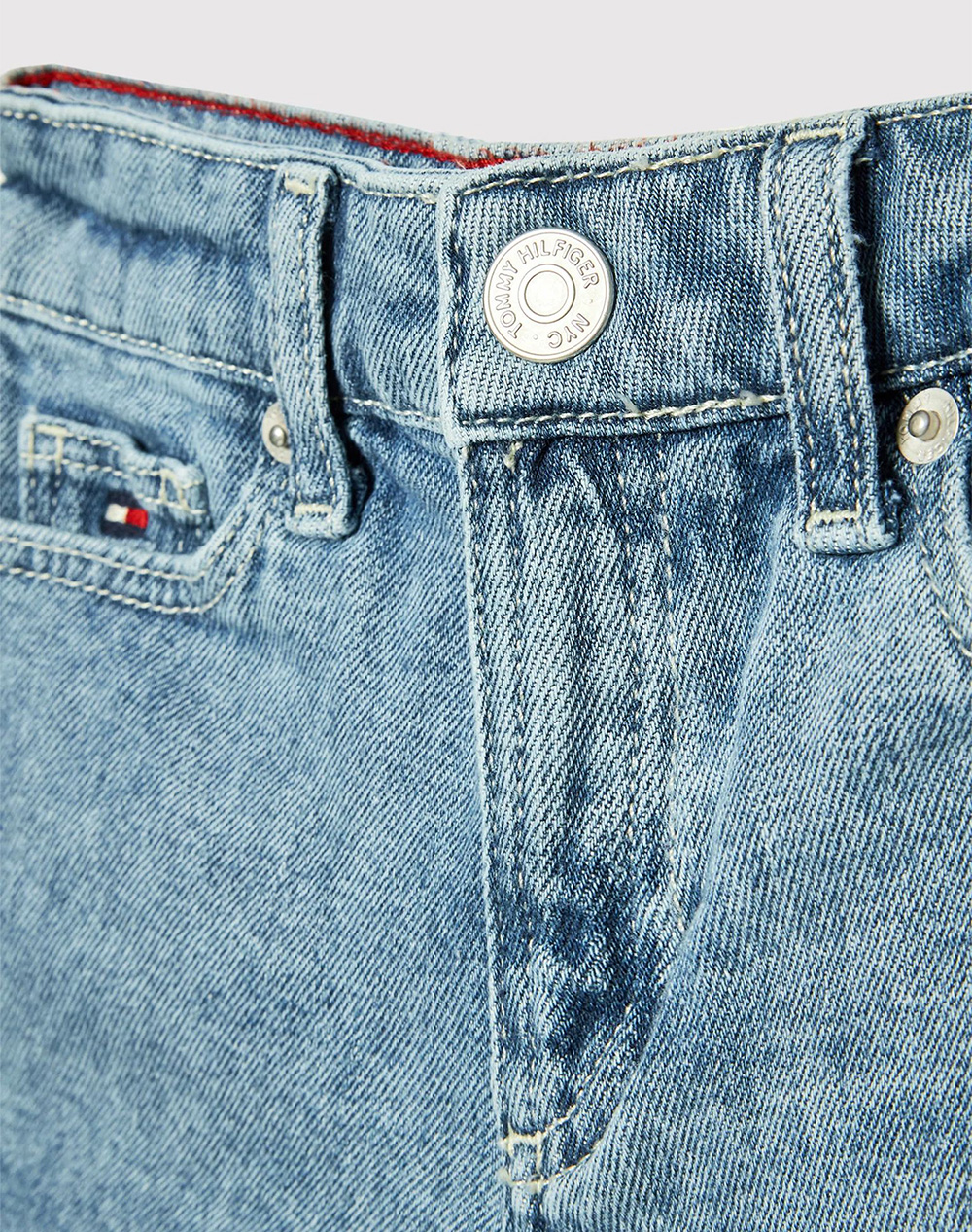 TOMMY HILFIGER GIRLFRIEND HEMP LT SHORT KG0KG06567-1A4 DenimLightBlue φωτογραφία