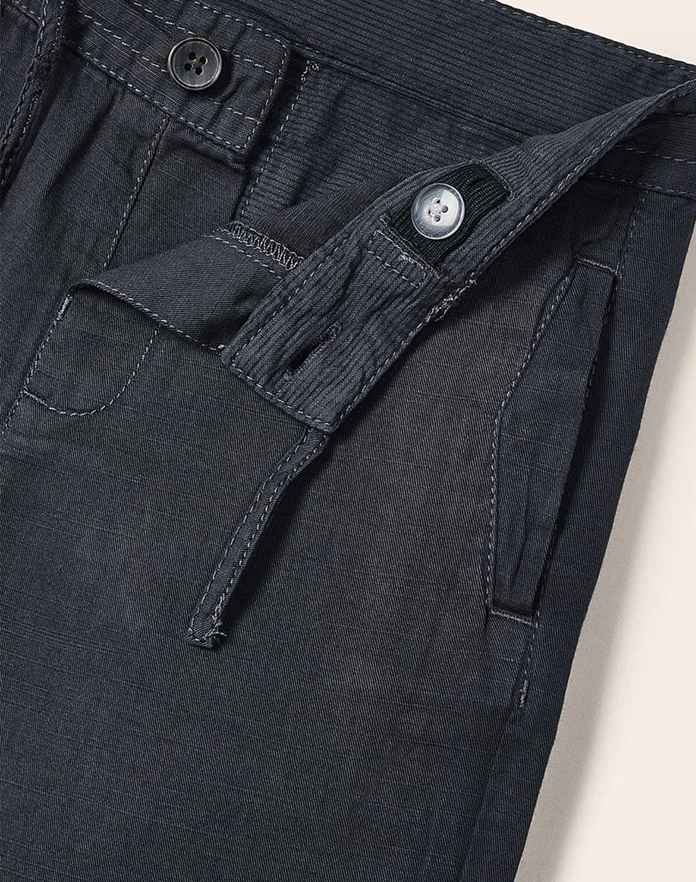 MAYORAL Βερμουδα λινο ξεβαμμενη 3221-67 JetBlack φωτογραφία