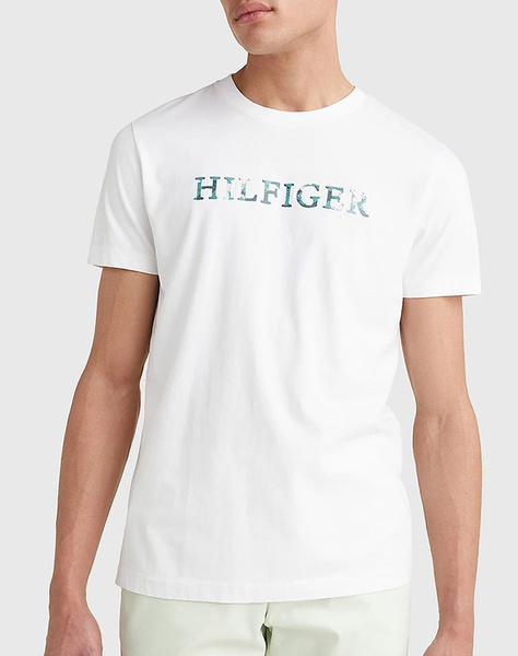TOMMY HILFIGER FLORAL EMBROIDERY TEE