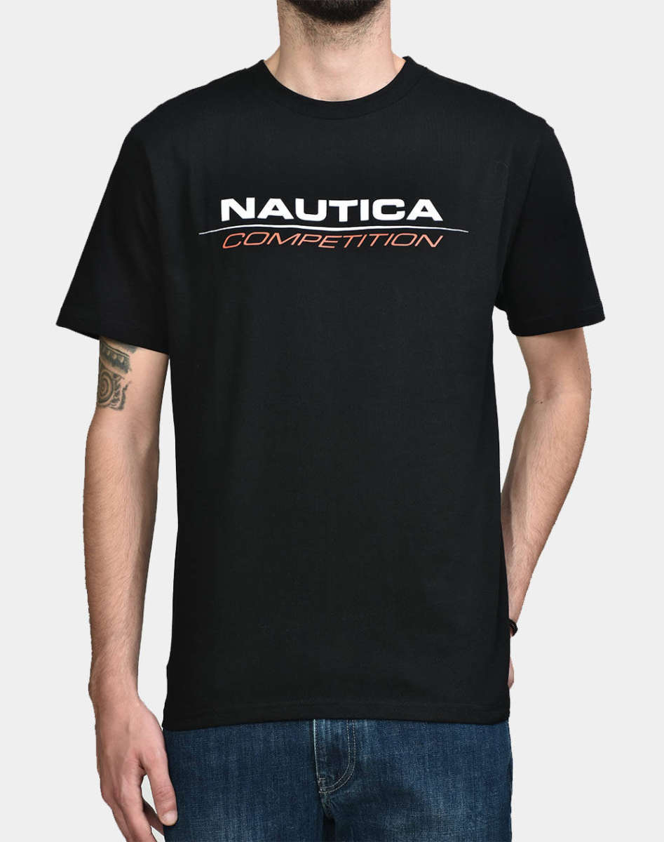 Nautica Women's Tipped Solid Popover Shirt, Night Sky, Large