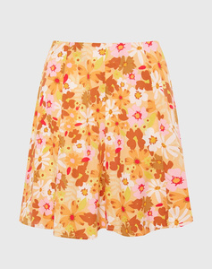 All over floral printed shorts