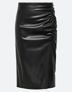 ONLY ONLMIA FAUX LEATHER LONG SKIRT OTW