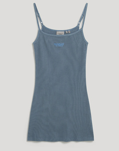 SUPERDRY D3 SDCD EMBROIDERED RIB STRAPPY DRESS ΦΟΡΕΜΑ ΓΥΝΑΙΚΕΙΟ