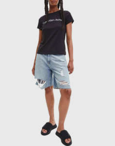CALVIN KLEIN JEANS CORE INSTIT LOGO SLIM FIT TEE