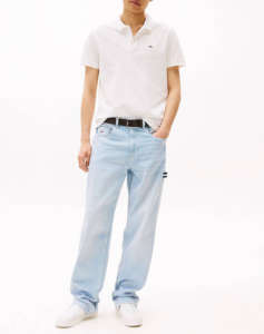 TOMMY JEANS TJM SLIM PLACKET POLO EXT